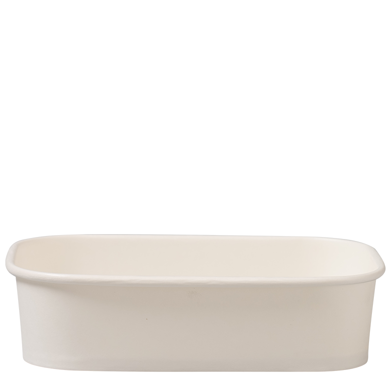 Прямоугольная бумажная миска